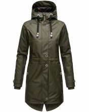 Navahoo Rainy Flower Damen Regenjacke B934 Dark Olive Größe XXL - Gr. 44