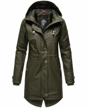 Navahoo Rainy Flower Damen Regenjacke B934 Dark Olive Größe XXL - Gr. 44
