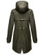 Navahoo Rainy Flower Damen Regenjacke B934 Dark Olive Größe XXL - Gr. 44