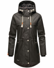 Navahoo Rainy Forest Damen Regenjacke B935 Schwarz Größe XS - Gr. 34