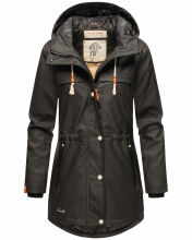Navahoo Rainy Forest Damen Regenjacke B935 Schwarz Größe M - Gr. 38
