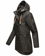 Navahoo Rainy Forest Damen Regenjacke B935 Schwarz Größe L - Gr. 40