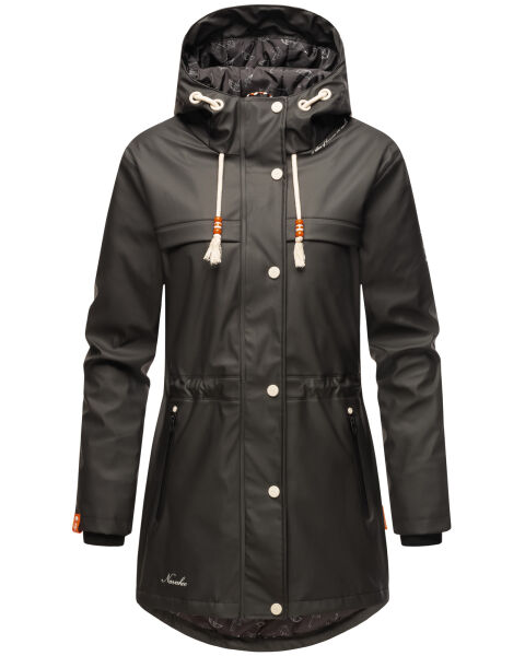 Navahoo Rainy Forest Damen Regenjacke B935 Schwarz Größe XXL - Gr. 44