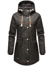 Navahoo Rainy Forest Damen Regenjacke B935 Schwarz Größe XXL - Gr. 44