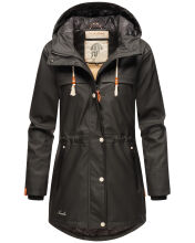 Navahoo Rainy Forest Damen Regenjacke B935 Schwarz Größe XXL - Gr. 44