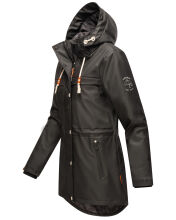 Navahoo Rainy Forest Damen Regenjacke B935 Schwarz Größe XXL - Gr. 44