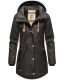 Navahoo Rainy Forest Damen Regenjacke B935 Schwarz Größe XXL - Gr. 44
