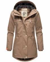 Navahoo Rainy Forest Damen Regenjacke B935 Taupe Größe XXXL - Gr. 46