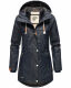 Navahoo Rainy Forest Damen Regenjacke B935 Navy Größe M - Gr. 38