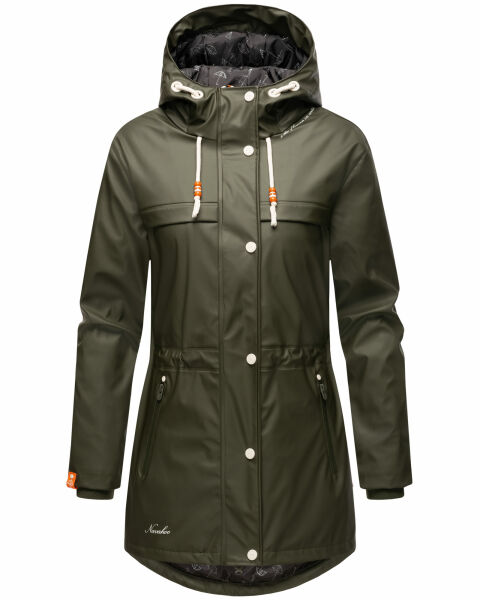 Navahoo Rainy Forest Damen Regenjacke B935 Dark Olive Größe M - Gr. 38