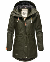 Navahoo Rainy Forest Damen Regenjacke B935 Dark Olive Größe XL - Gr. 42