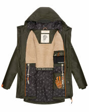 Navahoo Rainy Forest Damen Regenjacke B935 Dark Olive Größe XL - Gr. 42