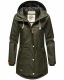 Navahoo Rainy Forest Damen Regenjacke B935 Dark Olive Größe XXXL - Gr. 46