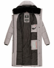Marikoo Reliziaa Damen Winterjacke B936 Zink Grau Größe XS - Gr. 34