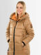 Navahoo Schmuseengel Damen Winterjacke B937 Camel Größe S - Gr. 36