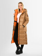 Navahoo Schmuseengel Damen Winterjacke B937 Camel Größe L - Gr. 40