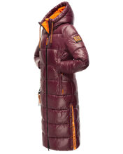 Navahoo Schmuseengel Damen Winterjacke B937 Weinrot Größe XS - Gr. 34