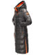 Navahoo Schmuseengel Damen Winterjacke B937 Anthrazit Größe S - Gr. 36