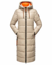 Navahoo Schmuseengel Damen Winterjacke B937 Taupe Größe L - Gr. 40