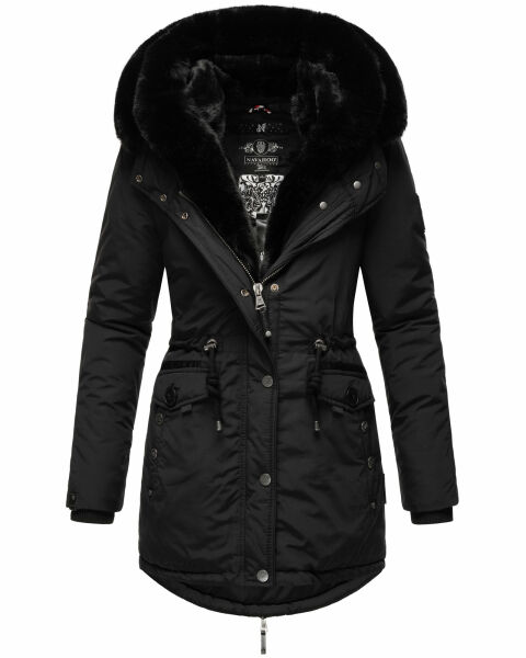 Navahoo Sweety Delux Damen Winterjacke B938 Schwarz Größe XS - Gr. 34