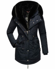 Navahoo Sweety Delux Damen Winterjacke B938 Blau Größe S - Gr. 36