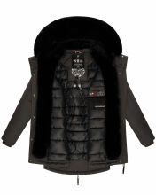 Navahoo Sweety Delux Damen Winterjacke B938 Blau Größe L - Gr. 40