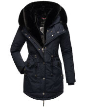 Navahoo Sweety Delux Damen Winterjacke B938 Blau Größe XXL - Gr. 44
