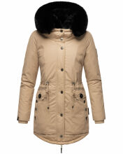 Navahoo Sweety Delux Damen Winterjacke B938 Taupe Größe M - Gr. 38