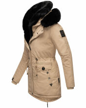 Navahoo Sweety Delux Damen Winterjacke B938 Taupe Größe M - Gr. 38