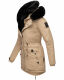 Navahoo Sweety Delux Damen Winterjacke B938 Taupe Größe M - Gr. 38