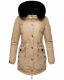 Navahoo Sweety Delux Damen Winterjacke B938 Taupe Größe L - Gr. 40