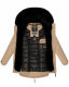 Navahoo Sweety Delux Damen Winterjacke B938 Taupe Größe XXL - Gr. 44