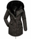 Navahoo Sweety Delux Damen Winterjacke B938 Anthrazit Größe S - Gr. 36