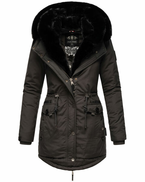 Navahoo Sweety Delux Damen Winterjacke B938 Anthrazit Größe M - Gr. 38