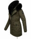 Navahoo Sweety Delux Damen Winterjacke B938 Dark Olive Größe M - Gr. 38