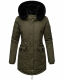 Navahoo Sweety Delux Damen Winterjacke B938 Dark Olive Größe L - Gr. 40