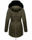 Navahoo Sweety Delux Damen Winterjacke B938 Dark Olive Größe L - Gr. 40