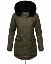 Navahoo Sweety Delux Damen Winterjacke B938 Dark Olive Größe XXL - Gr. 44