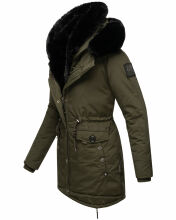 Navahoo Sweety Delux Damen Winterjacke B938 Dark Olive Größe XXL - Gr. 44