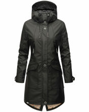 Navahoo Schötchen Damen Winterjacke B939 Schwarz Größe S - Gr. 36