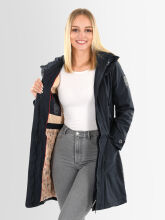 Navahoo Schötchen Damen Winterjacke B939 Navy Größe XS - Gr. 34