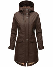 Navahoo Schötchen Damen Winterjacke B939 Dark Choco Größe XS - Gr. 34