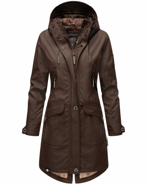Navahoo Schötchen Damen Winterjacke B939 Dark Choco Größe S - Gr. 36