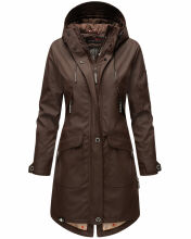Navahoo Schötchen Damen Winterjacke B939 Dark Choco Größe S - Gr. 36