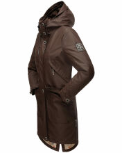 Navahoo Schötchen Damen Winterjacke B939 Dark Choco Größe S - Gr. 36