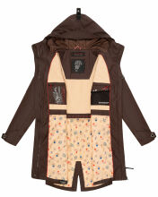 Navahoo Schötchen Damen Winterjacke B939 Dark Choco Größe S - Gr. 36