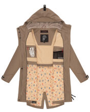 Navahoo Schötchen Damen Winterjacke B939 Taupe Größe S - Gr. 36