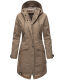 Navahoo Schötchen Damen Winterjacke B939 Taupe Größe S - Gr. 36