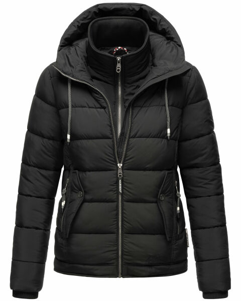 Marikoo Taisaa Princess Damen Steppjacke B940 Schwarz Größe XXXL - Gr. 46