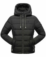 Marikoo Taisaa Princess Damen Steppjacke B940 Schwarz Größe XXXL - Gr. 46